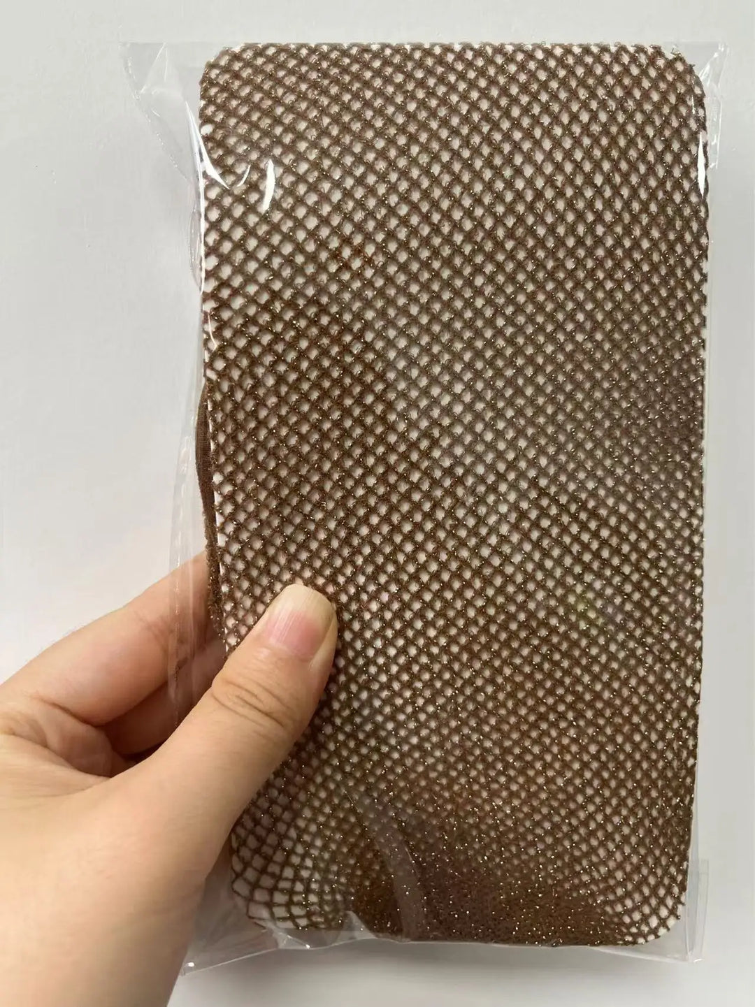 Whosale V-Cut Skintone Gold Glitter Fishnet Stockings Plus Size Carnival Tights for Women Black Brown Skin Spandex