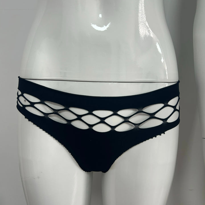 Women Hollow Out Hole Lace Side Fishnet Underwear Seamless Custom Women's Panties Underwear Sexy G-string T-back Thongs