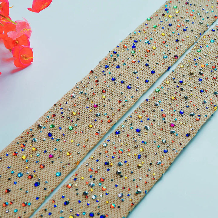 2024 Hot Sales Women's Rhinestone Glitter Stockings Sexy Nylon Fishnets Tights Candy Color Diamond Pantyhose Seamless
