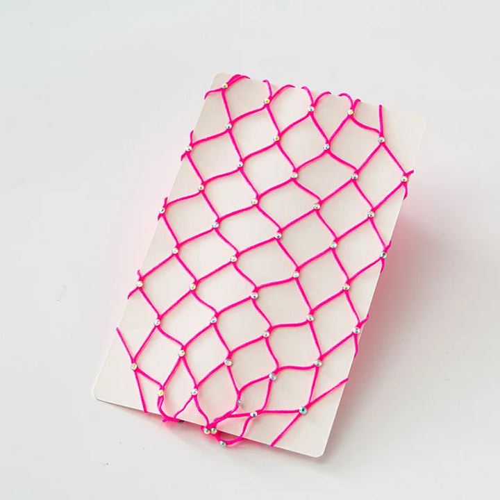 2024 Stylish Multi- Colour Fishnet Gemstone Inserted Stockings Fashion Pantyhose Hollow Out Tights Women Sexy Stocking