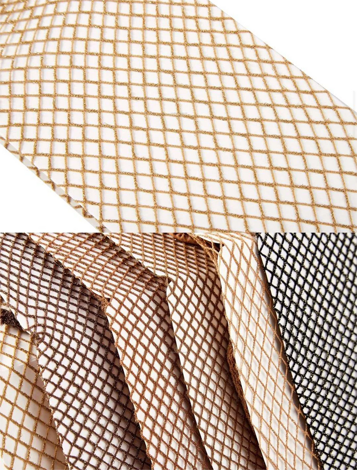 Manufacturer Popular V-cut Golden Glitter Stockings Carnival Tights for Black and Brown Women 2024 Stylish Fishnet Mesh Socks