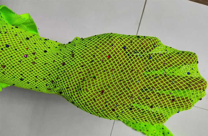2024 Hot Sales Women's Rhinestone Glitter Stockings Sexy Nylon Fishnets Tights Candy Color Diamond Pantyhose Seamless