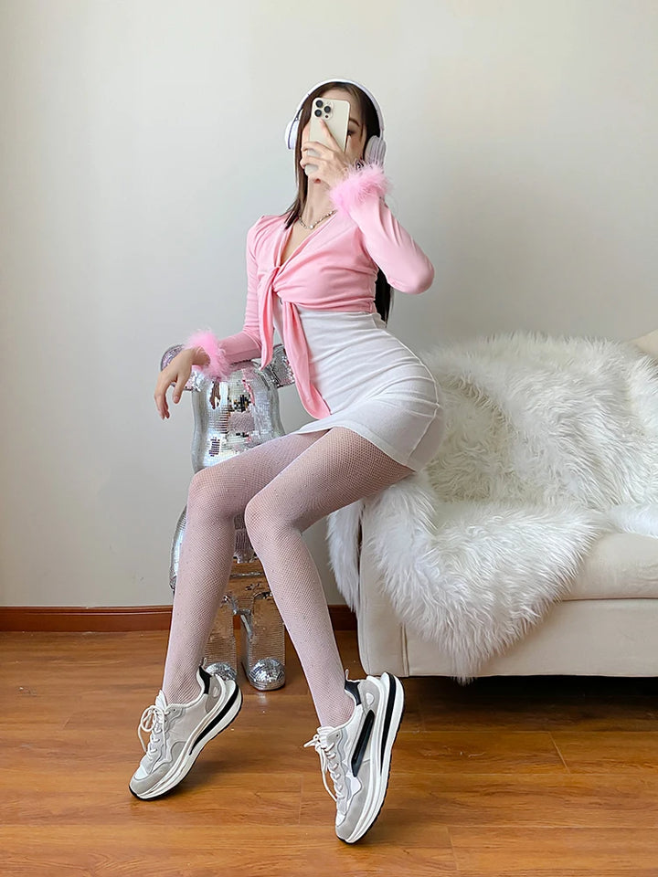 2025 Fashion Thin Sexy Pantyhose Summer Hot Rhinestone Stockings Wholesale Leggings for Women Sexy Net Tz138