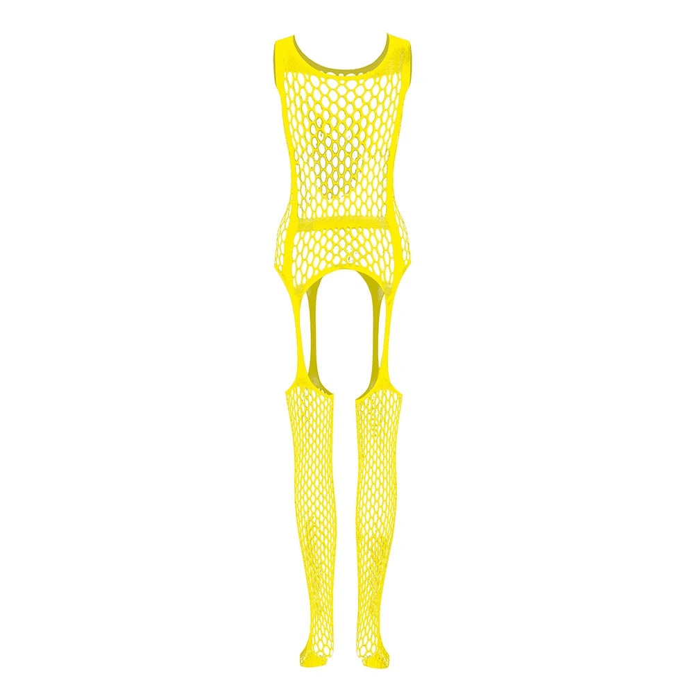 Sexy Fishnet Man Body Stocking Plus Sexy Underwear