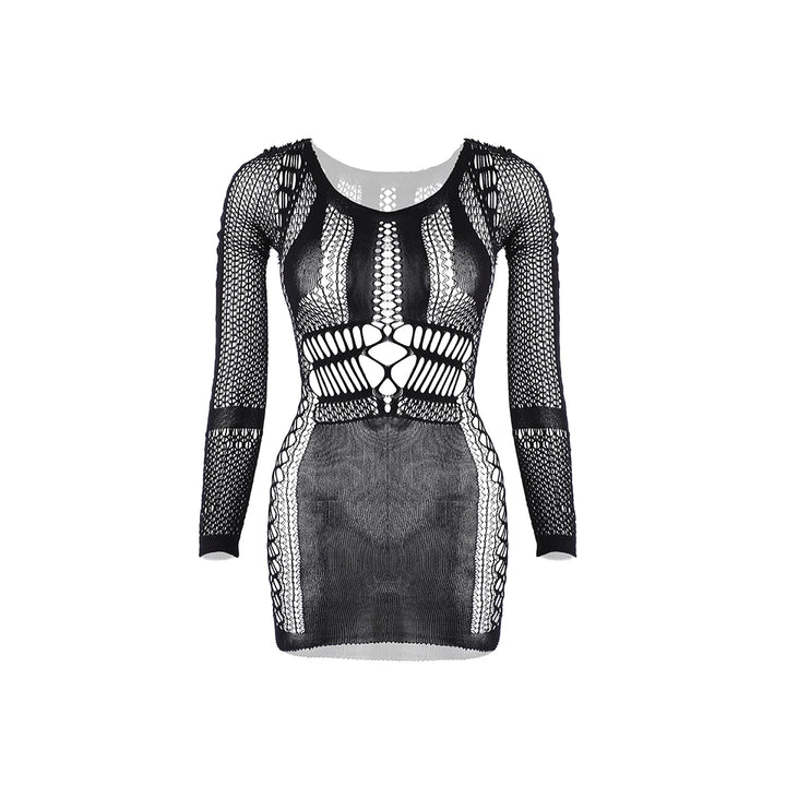 Hollow Out Mature Women Sexy Mesh Lingerie Dress Women Sexy Clothing See Through Sexy Fishnets Bodystocking Bodysuits