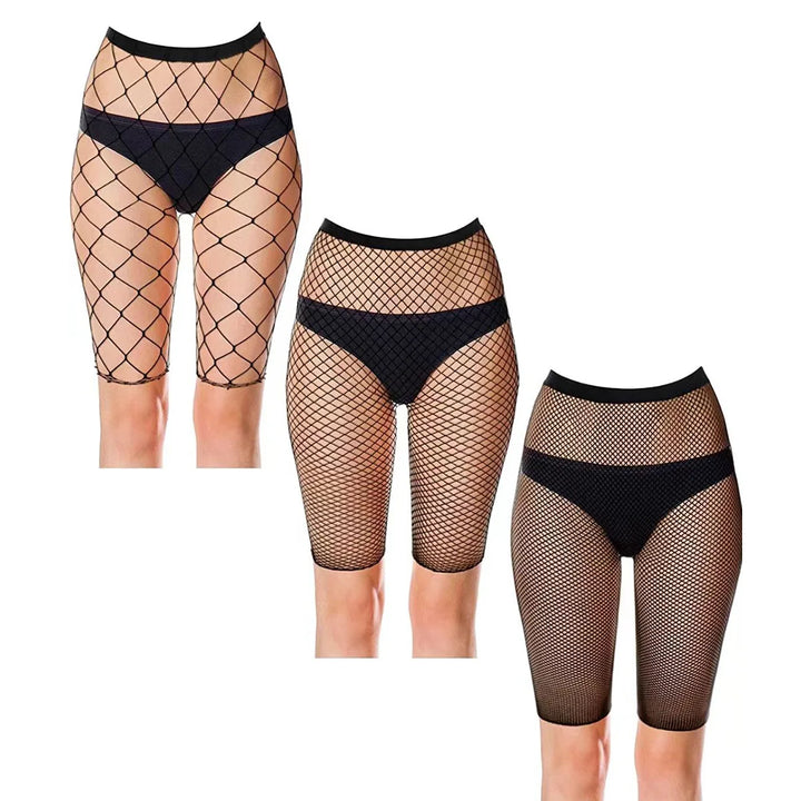 Gipsy Fishnets Shorts for Women Sexy Mesh Underwear Pantyhose/Tights Opaque Mini Nets Body Stockings OEM