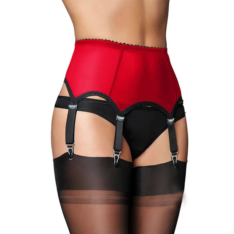 Lingerie Costumes Knee High Stocks Garter Belts With Straps Plastic Clip for Silk Stocking Fishnet/Net Suspender Pantyhose