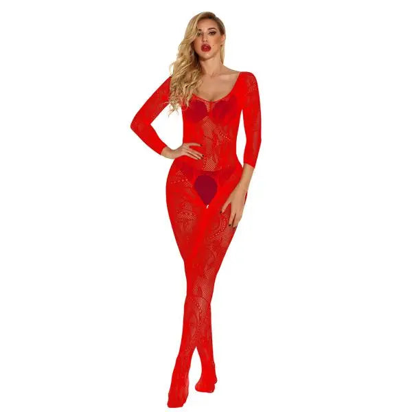 2022 Hot Sale Sexy Erotic Bodysuit See-through Open Breast and Crotch Body Stocking Sexy Bodystocking