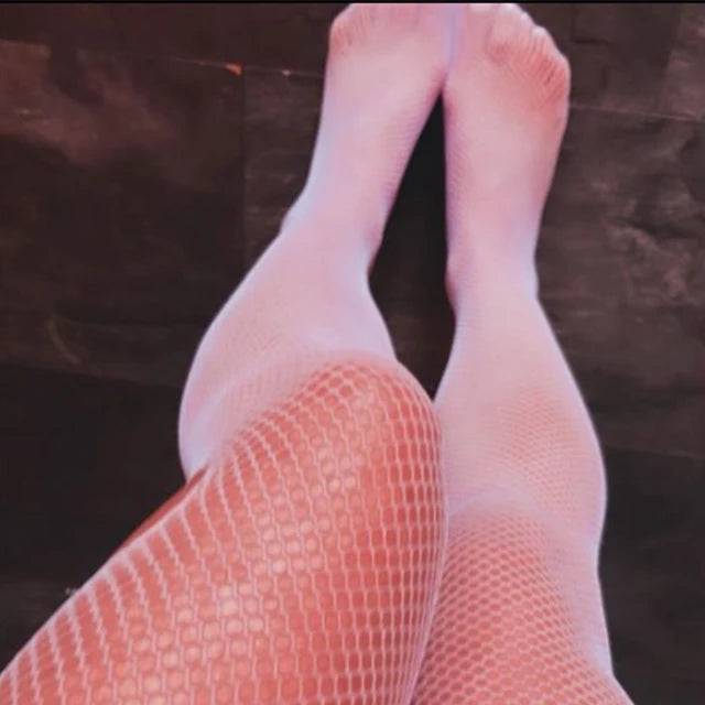 Hot Sale Hand Lady Cotton Black Shiny Panty Fishnet Stocking