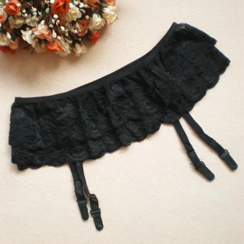 Black Lace Stockings Women Silk Sexy Sheer Lingerie Anti-hook  Seamless Suspender Tights Sheer Erotic Lingerie