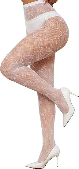 OEM Custom Sexy Tights for Women High Waist Fishnet Stockings Lace Leggings Floral Lace Pantyhose Leopard Carnival Stockings