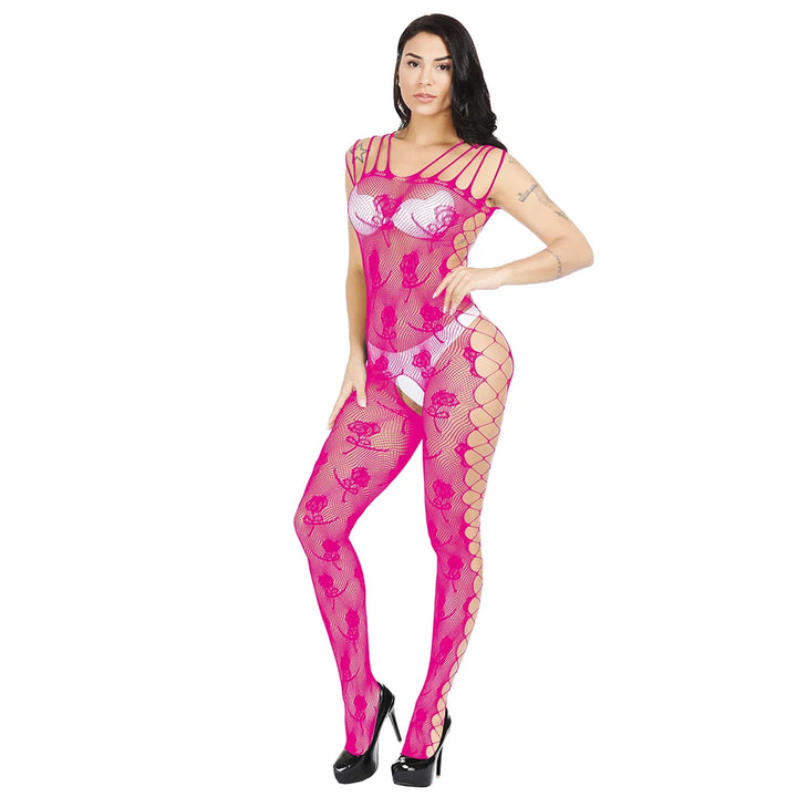 Plus Size Lingerie Femme 2024 Women's Exotic Lingerie Bodystocking Floral Bodysuit Chemise Babydoll Teddy Dress
