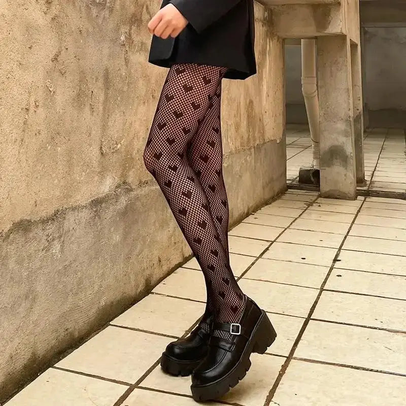 Women's Design Pantyhose Customize Print Popular Brand Logo Tights Fashion Sexy Fishnet  Stockings