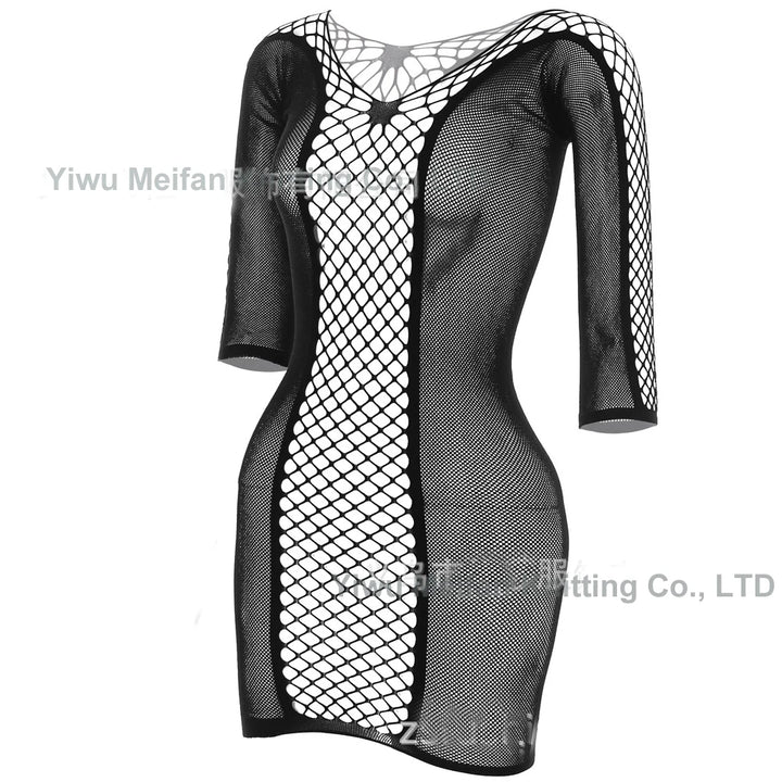 2024 Apparel New Design Services Exotic Dancewear Stripper Seamless White Fishnet Laungerie Sexy Bodystockings