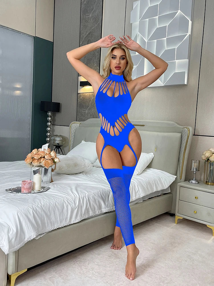 Wholesale Sexy Lingerie for Women Body Stocking Jumpsuit  Famale Bodysuits Full Body Stocking  One Size Fits All W815