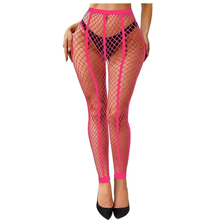 Wholesale Popular Sexy Multi-Color Stockings Thin Breathable Fishnet Tights Knee Knitted Technique Summer Body 4024