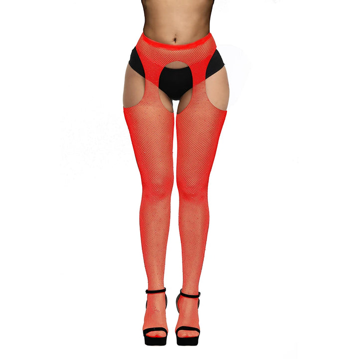 Crystal Rhinestone Bling Stockings Women Sexy Mesh Lingerie Underwear Open Crotch Sexy Erotic Tights Stockings 2023