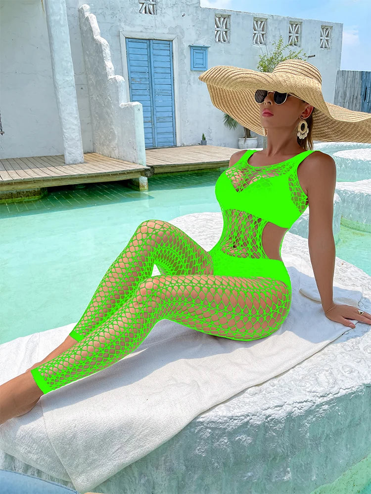 Hot Sales Womens Sensual Erotic Lingerie Stockings Sexy Crotchless Body Stocking Lingerie Sexy Backless Mesh Bodysuit