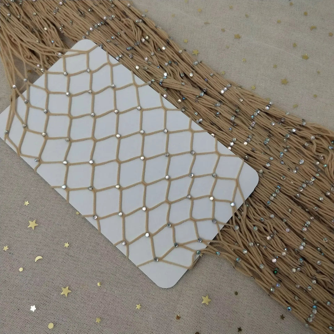 Manufacturer Womens Rhinestone Fishnet Elastic Stockings Big Fish Net Tights Pantyhose TZs114