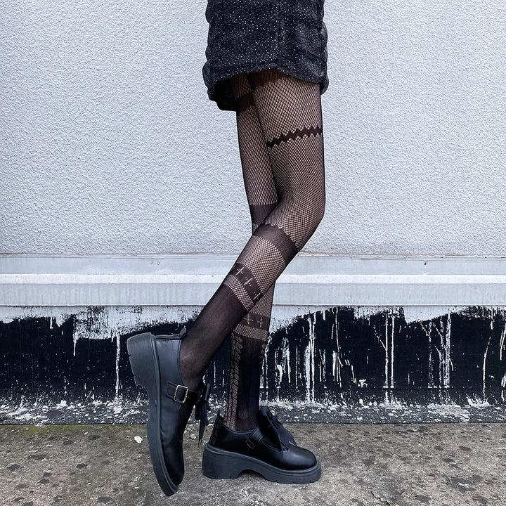 Lady Underwear Hollow Hanging Socks Jacquard Pants Leggings Stoking Sexy Pantyhose Women Girls