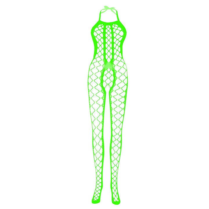 Sexy Black Nude Full Body Fishnet Stockings Women Temptation Perspective Leggings Open Crotch Erotic Pantyhose Lingerie