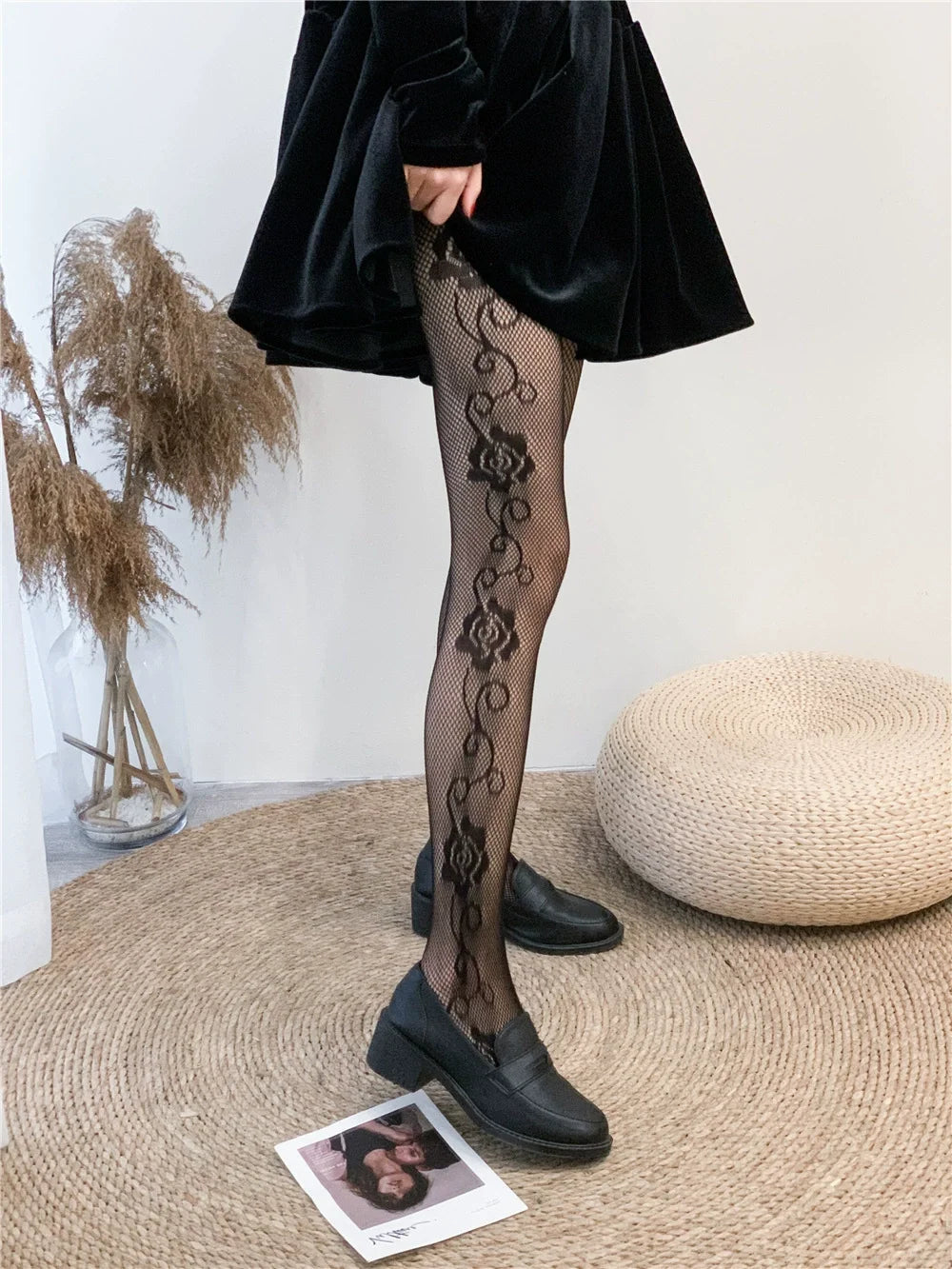 One Size Casual Fishnet Pantyhose Femme Lingerie Sexy Hosiery Stockings Full Thin High Tights Lace Elastane Leggings