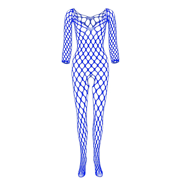 Full Body Fishnet Stockings Sexy Women Erotic Lingerie  Crotchless Design Bodystocking Ultra Large Nets Bodysuits 2024