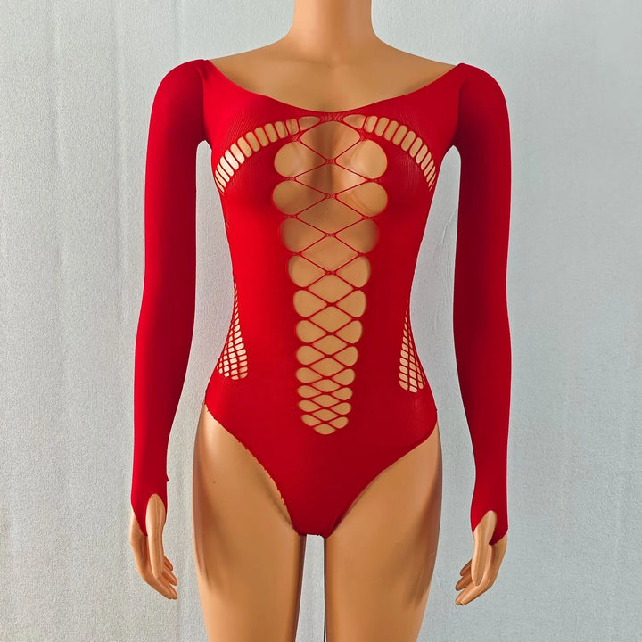 New 2024 Femme Lingerie Womens Sexy Baby Doll Mesh Sheer Lingerie Dress Bling Rhinestone Bodystocking Lingerie Sexy