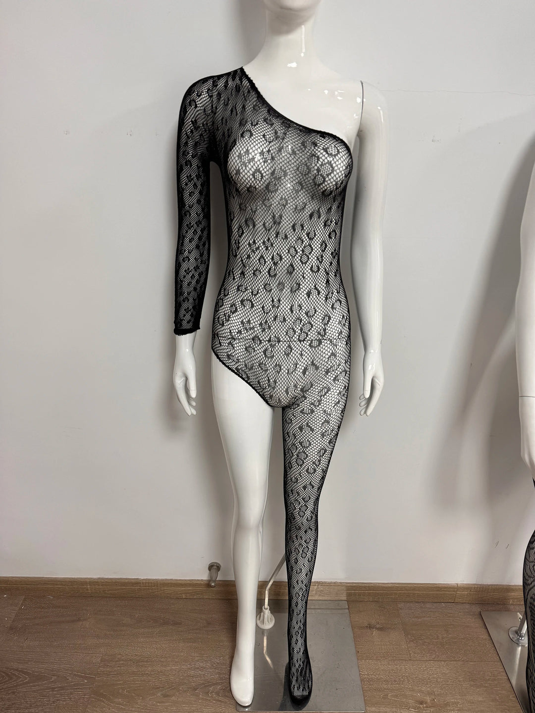 Spandex Nylon Lingeries Set Animal Print Leopard Full Body Stockings Sexy Fishnet Bodysuits Onesie Fishing Net Bodystocking