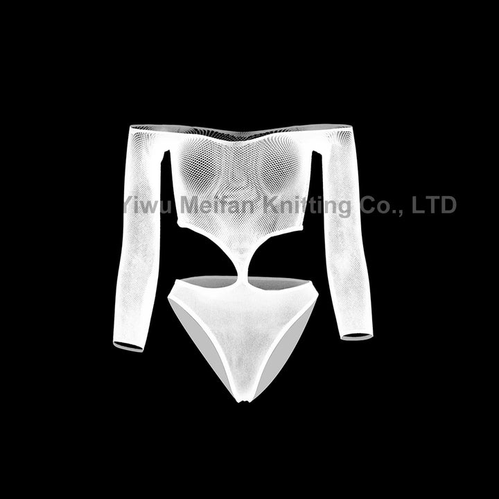 2023 Transparent Calcinha Women's Exotic Lingerie Bodystockings Fishnet Sexy Doll Body Lingerie Mini Dress Bodysuit