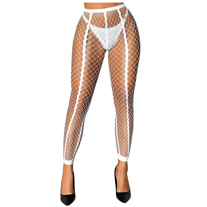 Wholesale Popular Sexy Multi-Color Stockings Thin Breathable Fishnet Tights Knee Knitted Technique Summer Body 4024