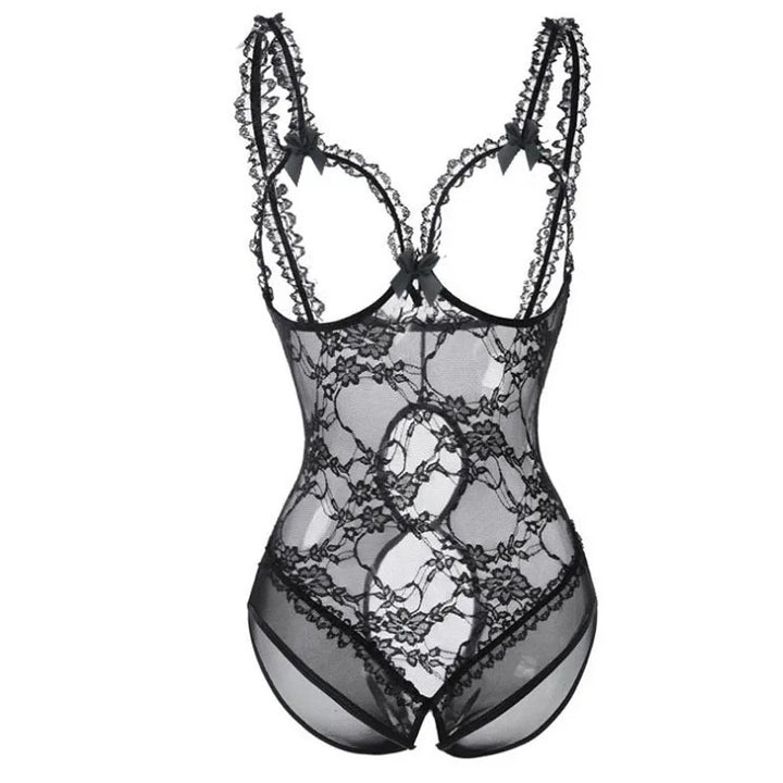 Plus Size Lingerie Sexy Bodysuit for Women Sexy One-Piece Fishnet Teddy Valentine's Day Teddy Bodysuit Lace Babydoll