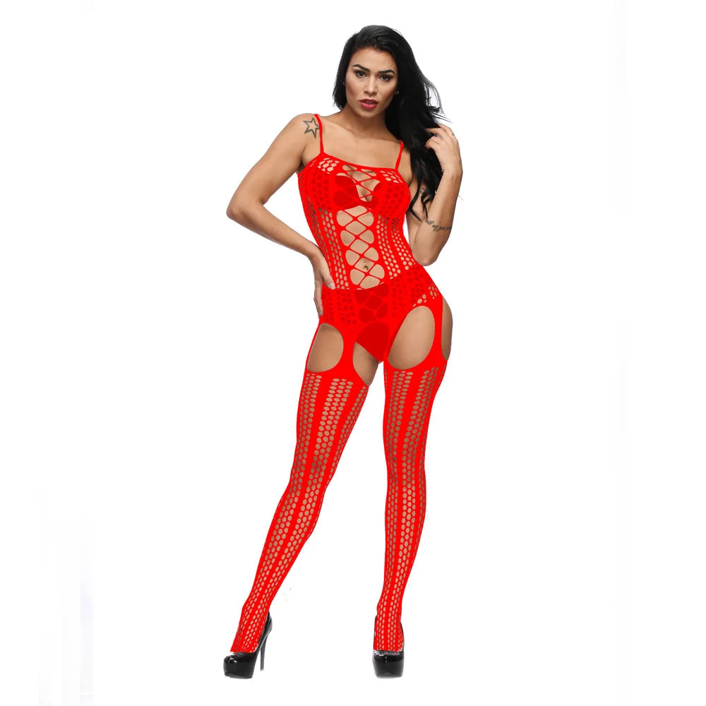 Manufacturer Women's Sexy Glitter Stockings Full Body Nylon Fishnets Bodystocking Sexy Lingerie Dress Sheer Bodysuit