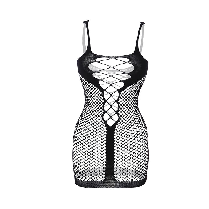 Women's Clothing Mature Mesh Sheer Erotic Lingerie Femme Sexy Babydoll Halters Fishnet Jumpsuit Control Slips Dresses