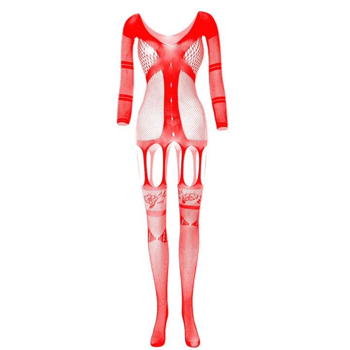 Classic Women's Full Body Stockings Black Hollow Out Bodysuit 2024 Femme Lingerie Sexy Erotic Outfit Fishnes Nightie