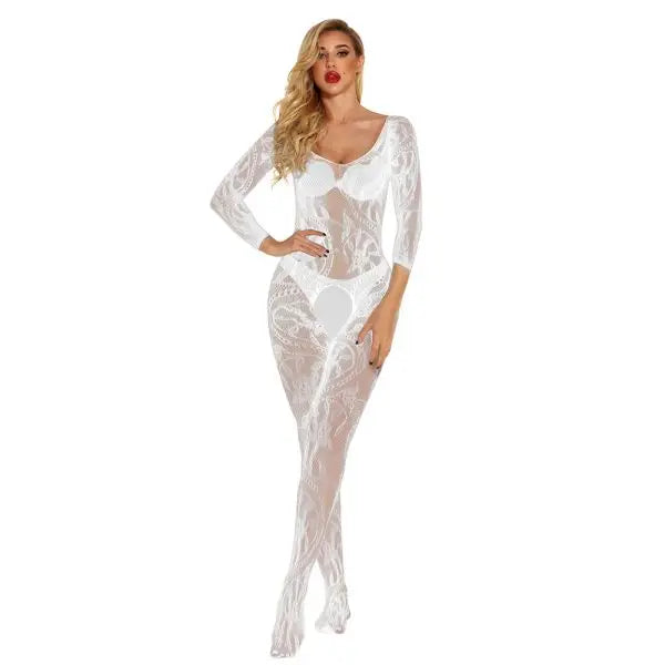 2022 Hot Sale Sexy Erotic Bodysuit See-through Open Breast and Crotch Body Stocking Sexy Bodystocking