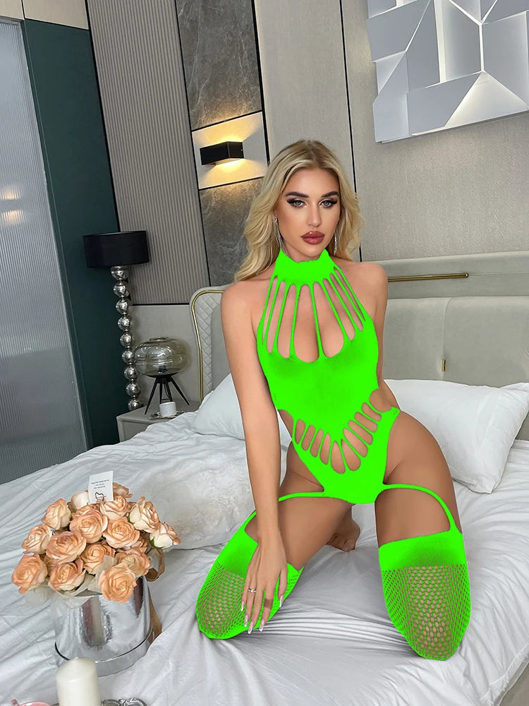 2025 Lace Fishnet Lencera Para Mujer Bodysuit Lingerie Vendors Crotchless Bodystockings Sexy Mesh Body Stockings