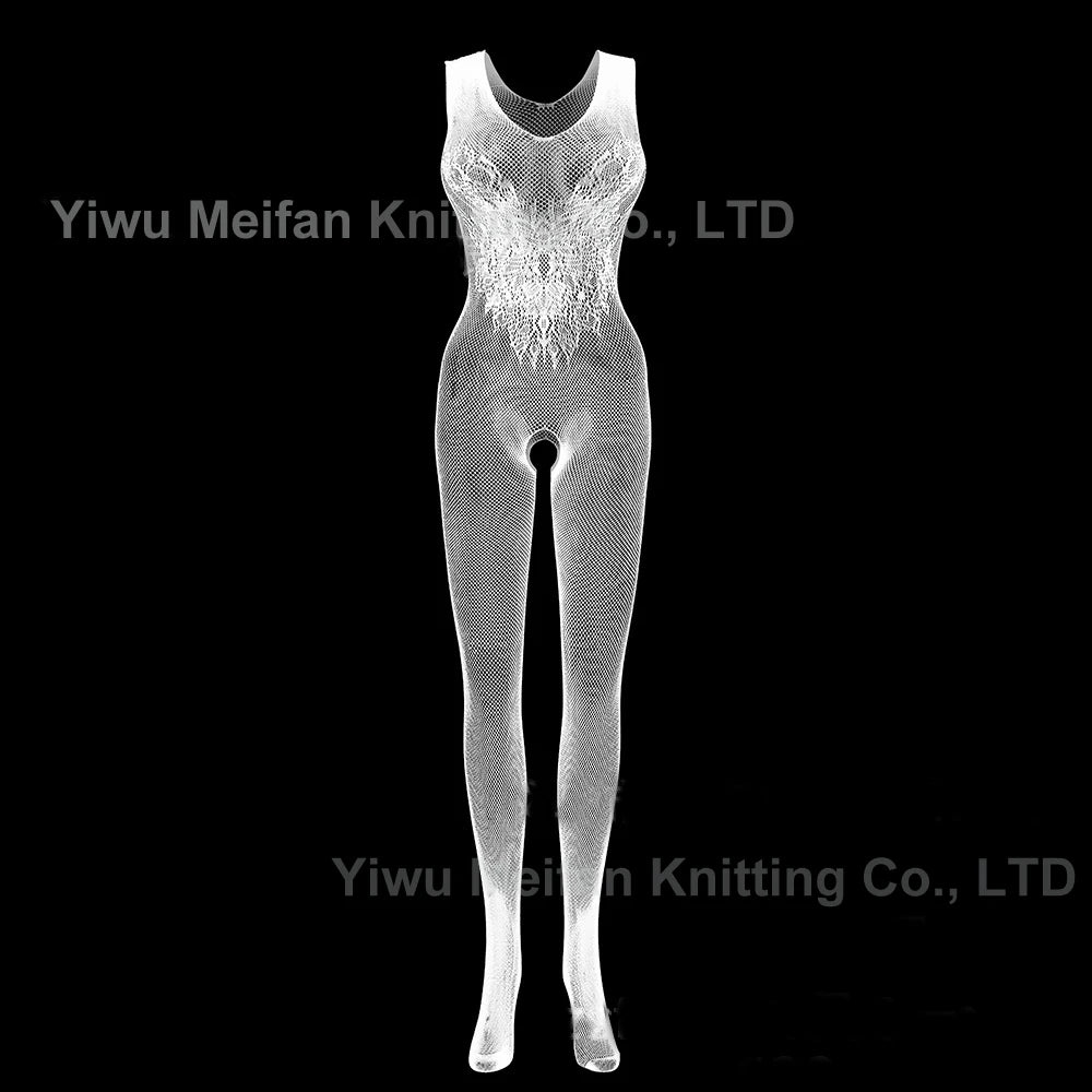 China Vendors Lingerie Femme 2023 Strap Lace Nylon Wings Printed Fishnet Body Stockings Lingerie Bodysuit Babydoll Chemise