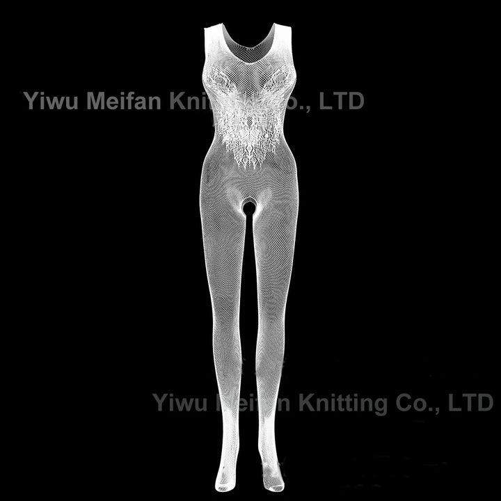 China Vendors Lingerie Femme 2023 Strap Lace Nylon Wings Printed Fishnet Body Stockings Lingerie Bodysuit Babydoll Chemise