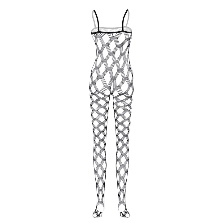 Open Back Mature Lingerie Sexy Fishnet Babydoll Nylon Body Stocking Hollow Out Sexy Bodystocking