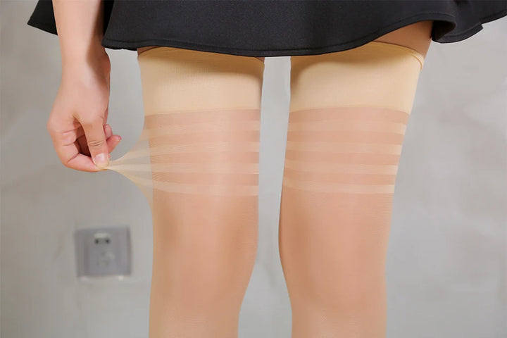 Women Sexy Underwear Mature Sheer Silk Stockings Daily Anti-slip Hosiery Stocking Adult Party Sexy Costumes Nightwear