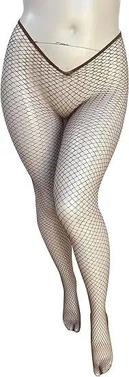 Manufacturer Popular V-cut Golden Glitter Stockings High Quality Carnival Tights for Black and Brown Women 2024 Hot Sale