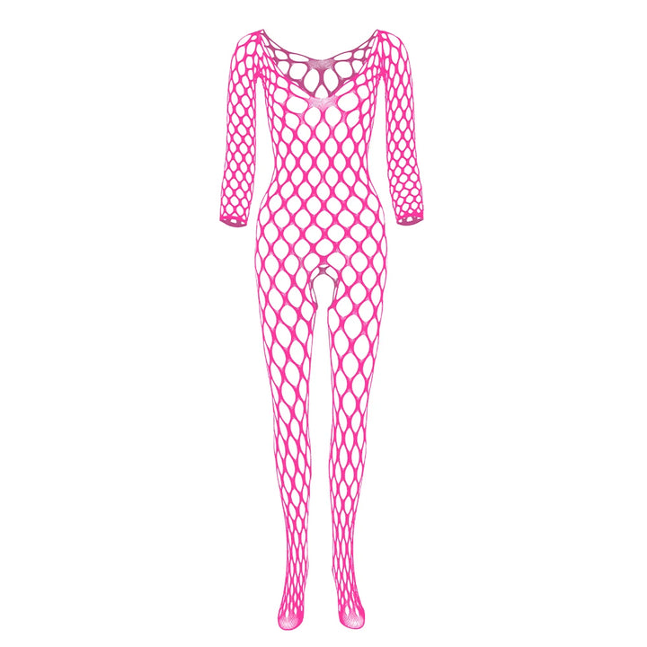 Full Body Fishnet Stockings Sexy Women Erotic Lingerie  Crotchless Design Bodystocking Ultra Large Nets Bodysuits 2024