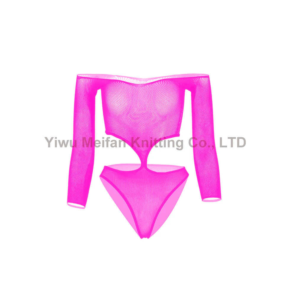 2023 Transparent Calcinha Women's Exotic Lingerie Bodystockings Fishnet Sexy Doll Body Lingerie Mini Dress Bodysuit