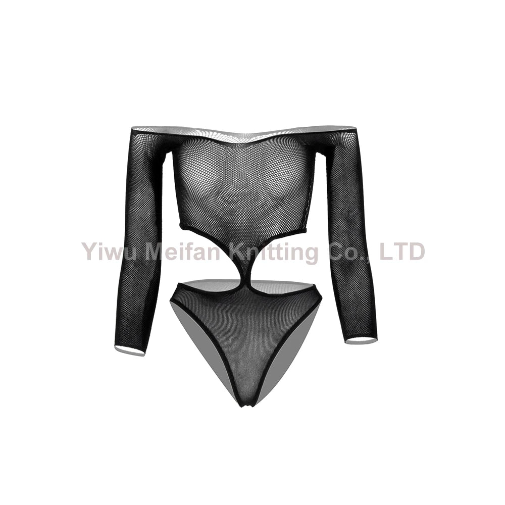 2023 Transparent Calcinha Women's Exotic Lingerie Bodystockings Fishnet Sexy Doll Body Lingerie Mini Dress Bodysuit
