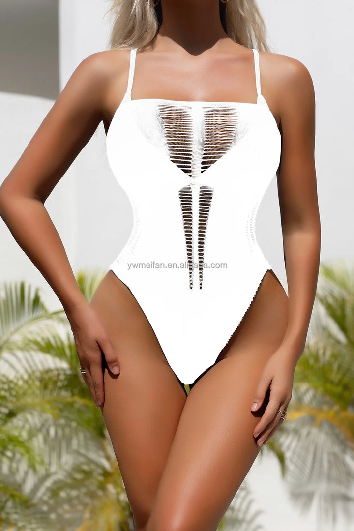 Mature Women Sexy Bikini Beachwear Hollow Out Women Sexy Fishnets Bodystocking Mesh Sheer Erotic Lingerie Stockings