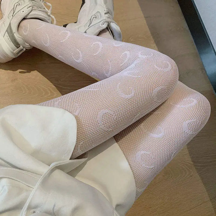 Lingerie Sexy Femme Spandex Mesh Dress Floral Halloween Fish Net Socks Pantyhose Stockings Knitted Design Brand Logo Tights