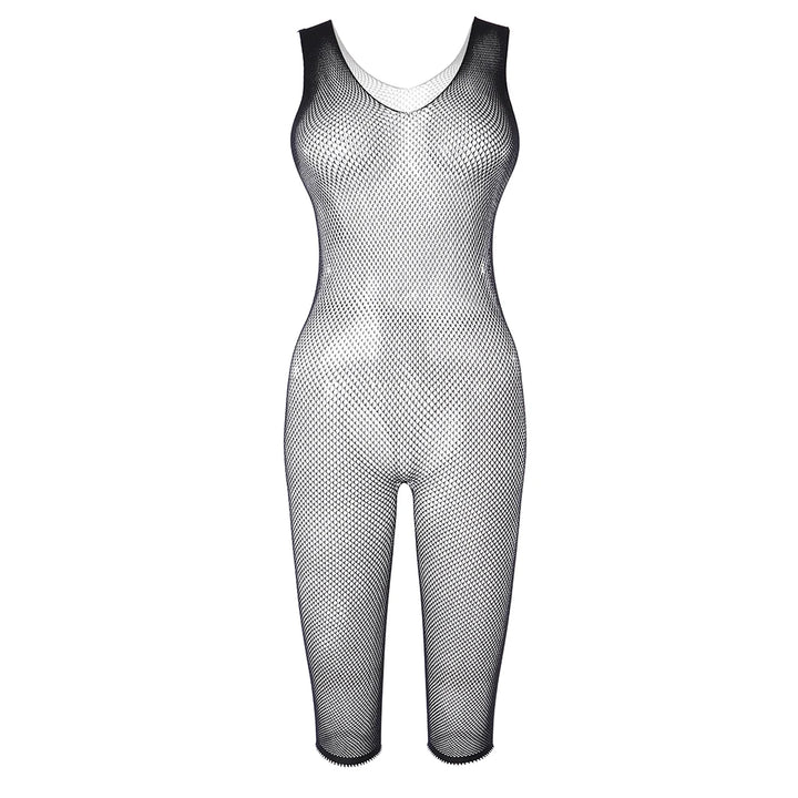 2024 Femme Lingerie Sexy Solid Mesh Bodysuit Women's Sexy Erotic Lingerie Stockings Fishnet Crotchless Bodystocking