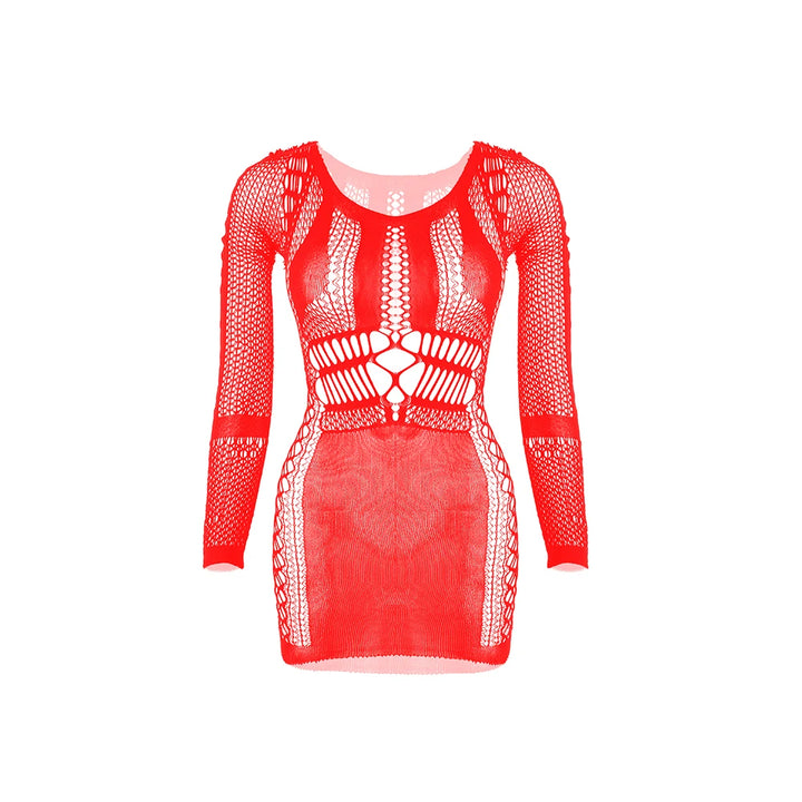 Hollow Out Mature Women Sexy Mesh Lingerie Dress Women Sexy Clothing See Through Sexy Fishnets Bodystocking Bodysuits