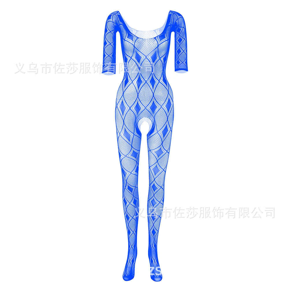 Meifan  Factory Direct Wholesales Women's Long Sexy Fishnet Stockings Fish Net Pantyhose Tights Mesh Stockings Lingerie